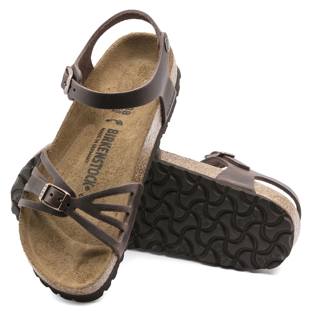 🤎 Birkenstock Bali Leather Sandals Habana Oiled Brown Leather Women's Sandals